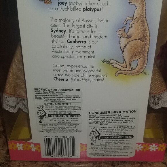 1992 Australian Barbie NIB - Picture 5 of 7